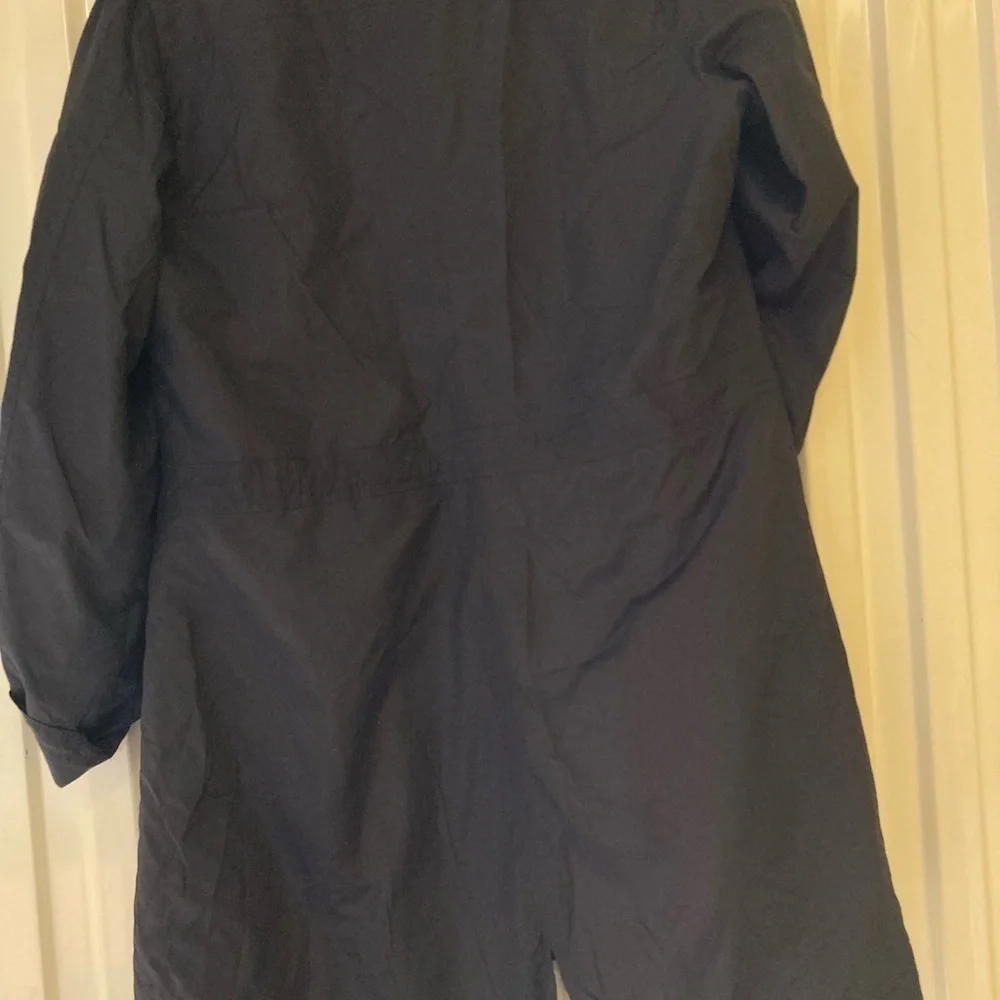𝅺hawke & Co Solid Navy Blue Lightweight/Zip Front / Windbreaker Jacket . M